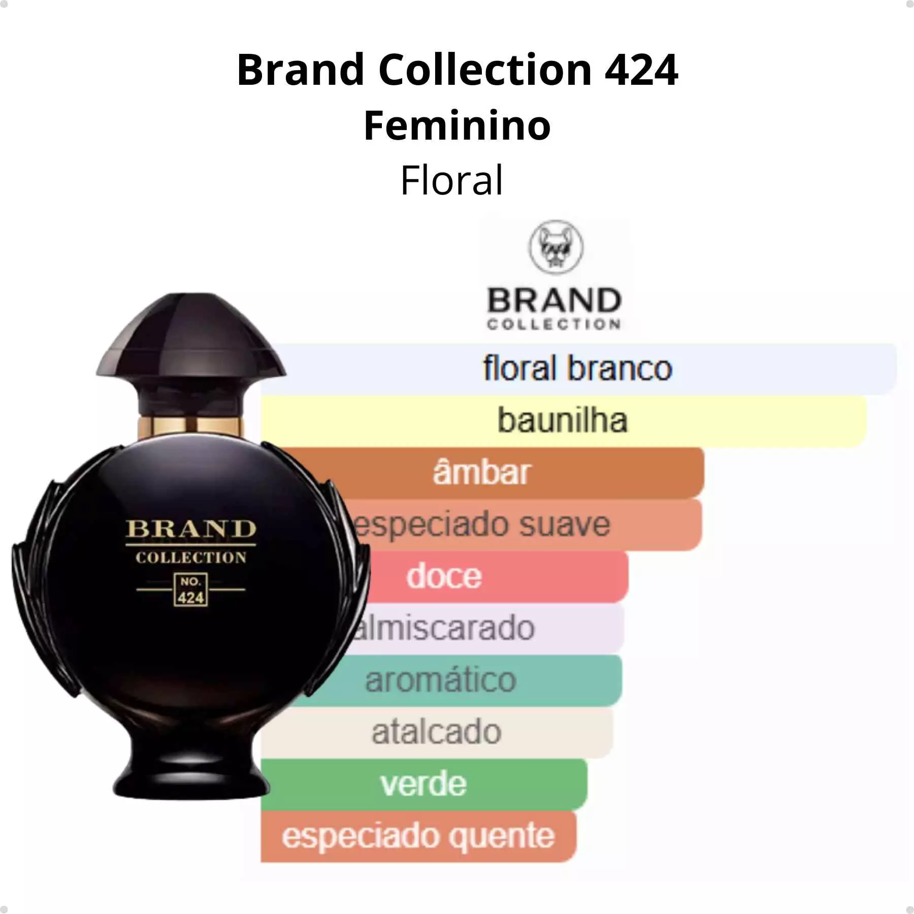 Brand Collection 424 - Inspiração OLYMPIA EXTRAIT (Feminino) - EDP - 25ml - Imagem 3
