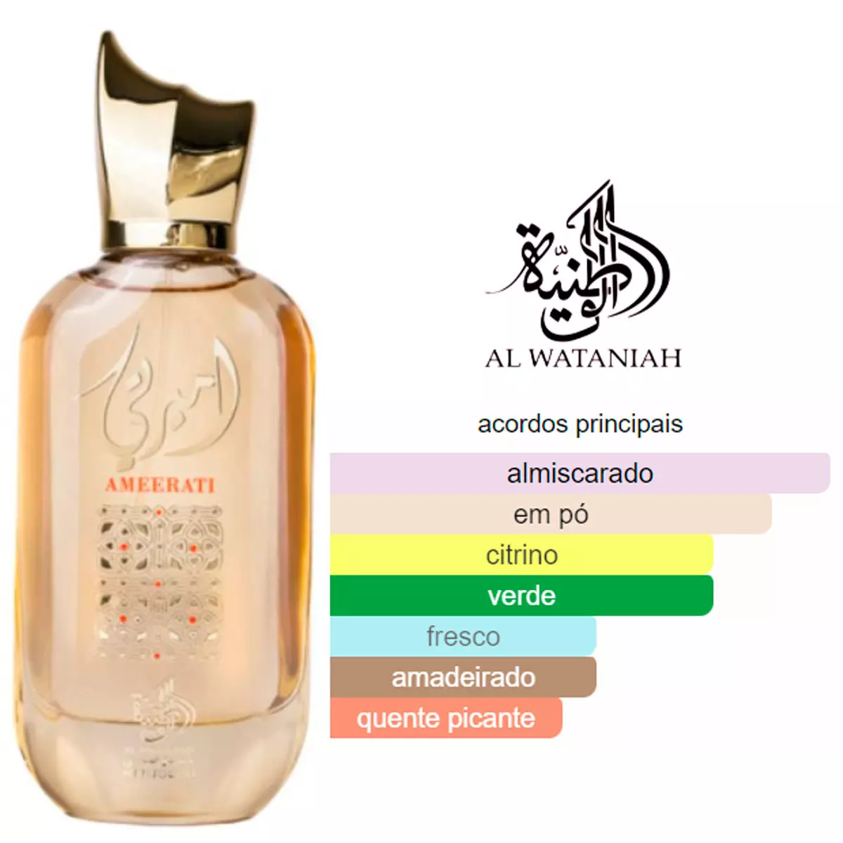Perfume AMERRATI (Feminino) Al Wataniah- EDP - 100ML - Imagem 5