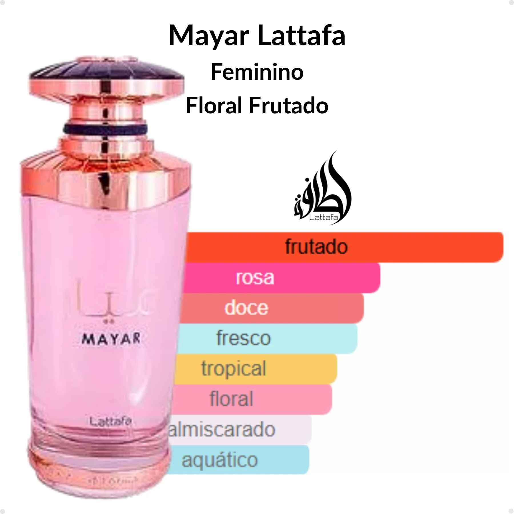 Perfume MAYAR (Feminino) Lattafa - EDP - 100ML - Imagem 6