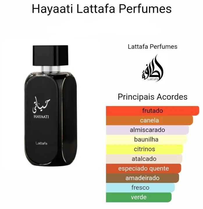 Perfume HAYAATI BLACK LATTAFA (Masculino) - EDP - 100ml - Imagem 4