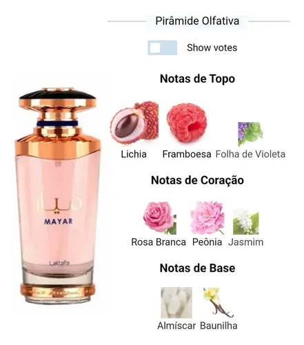 Perfume MAYAR (Feminino) Lattafa - EDP - 100ML - Imagem 3