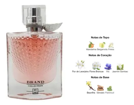 Brand Collection 253 - Inspiração LA VIE L'ÉCLAT (Feminino) - EDP - 25ml - Imagem 2
