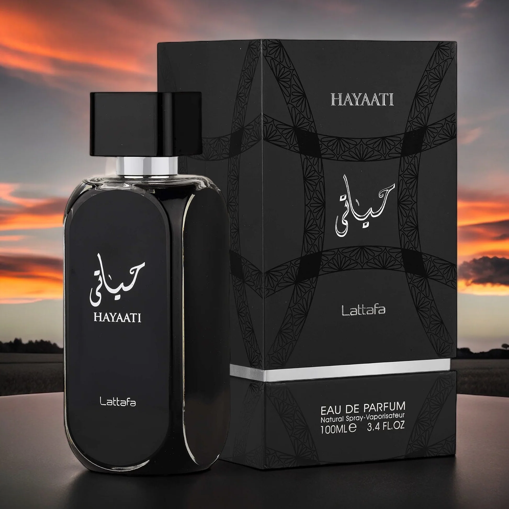 Perfume HAYAATI BLACK LATTAFA (Masculino) - EDP - 100ml - Imagem 2