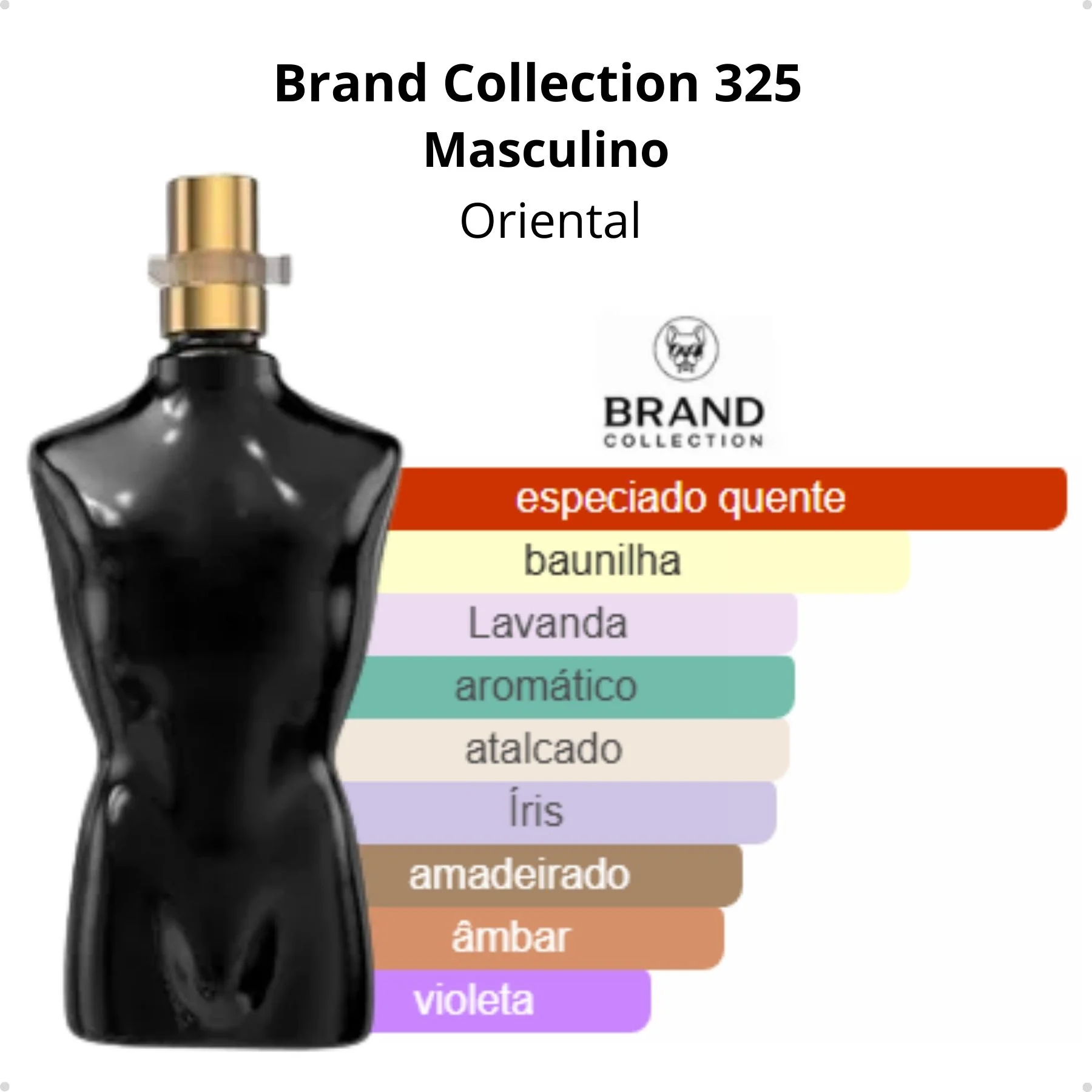 Brand Collection 325 - Inspiração LE MANLY PARFUM (Masculino) - EDP - 25ml - Imagem 2