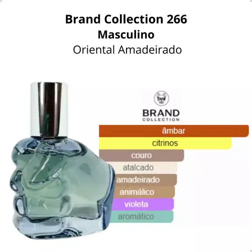 Brand Collection 266 - Inspiração DIESEL ONLY TH BRAVE (Masculino) - EDP - 25ml - Imagem 5