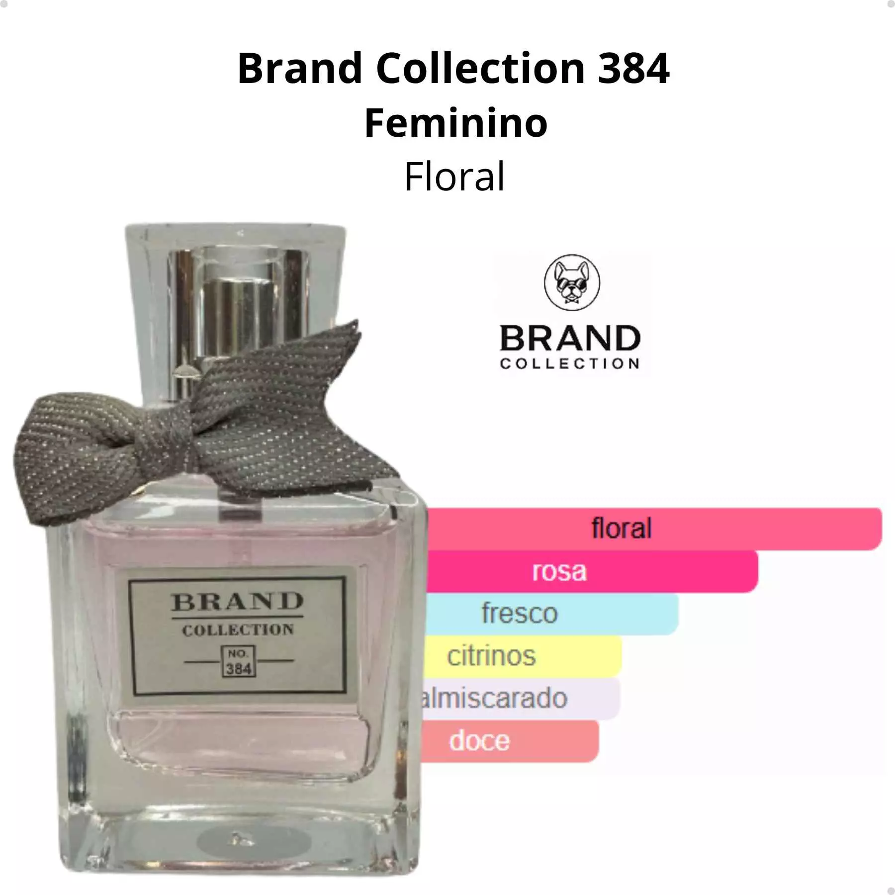 Brand Collection 384 - Inspiração MISS DIOR BLOOMING BOUQUET (Feminino) - EDP - 25ml - Imagem 4