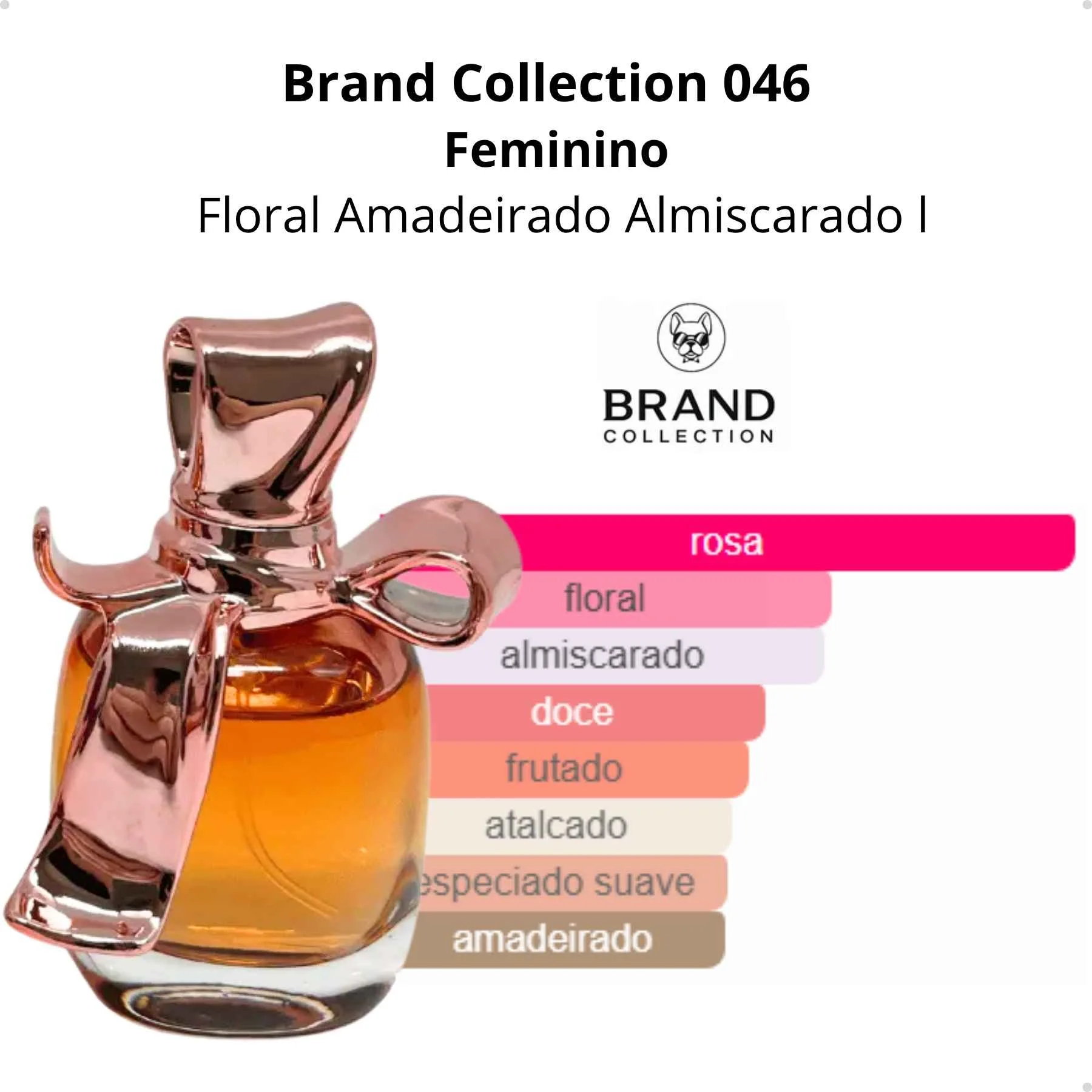 Brand Collection 046 - Inspiração MADEMOSSELI RICCI (Feminino) - EDP - 25ml - Imagem 5