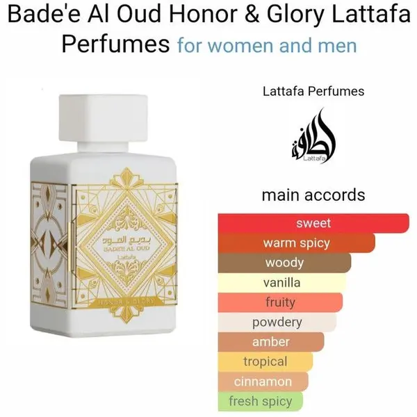 Perfume BADE'E AL OUD HONOR & GLORY LATTAFA (Feminino) - EDP - 100ml - Imagem 5